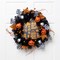 Northlight Glittered Haunted House Artificial Halloween Wreath - 24" - Unlit